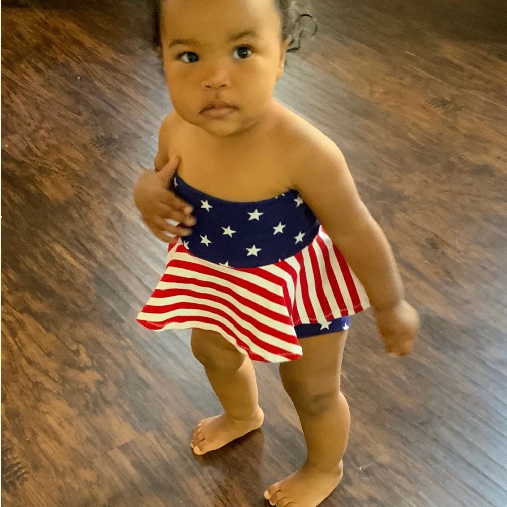 Baby girl 4th of July 2 piece set